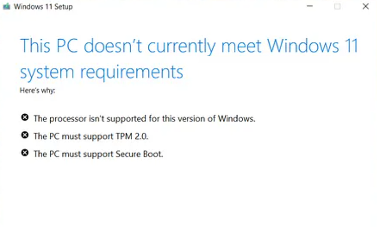Tips: How to Update Windows 10 to Windows 11 on unsupported hardware